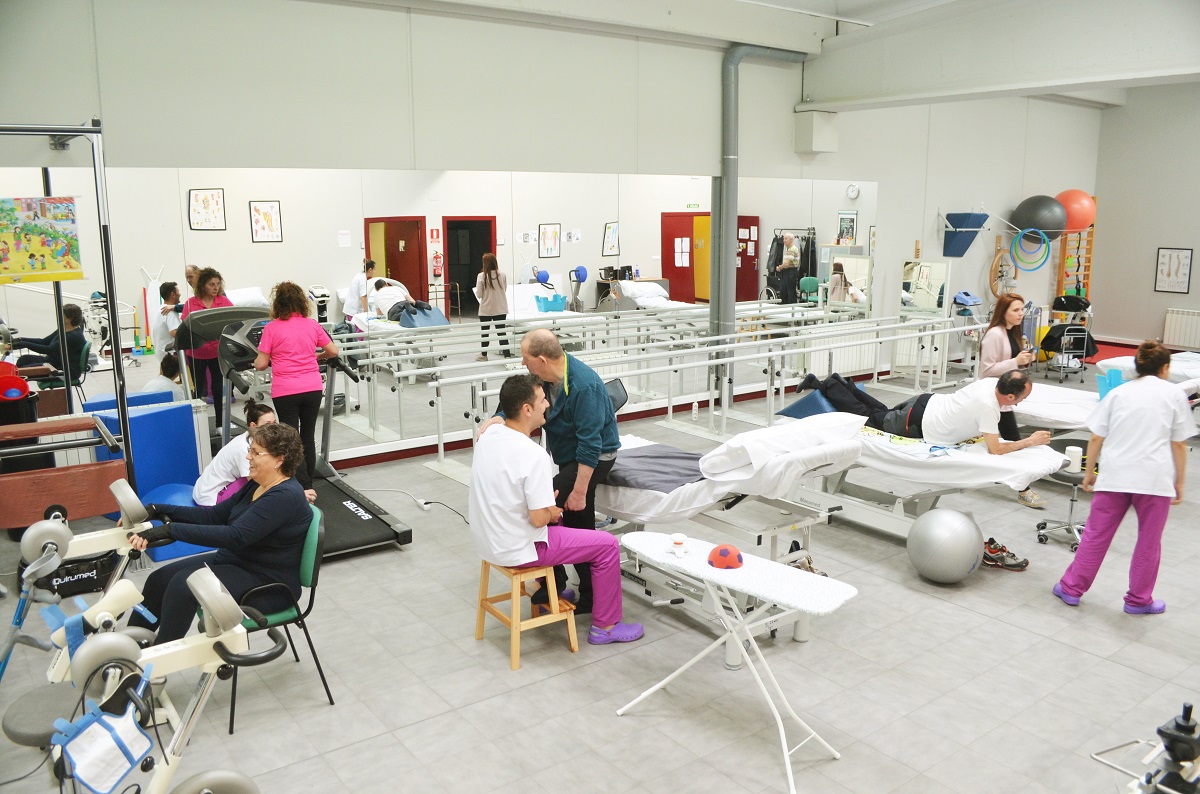Fotografía de las instalaciones del centro de fisioterapia de ASPAYM Burgos