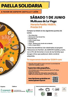 Cartel de la Paella Solidaria