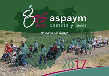 portada del programa del aniversario de ASPAYM 