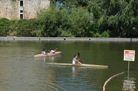 Participantes en la experiencia piloto en piragüismo