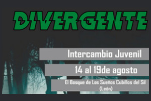 Divergente. Intercambio juvenil del 15 al 19 de agosto