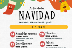 Cartel de Actividades de Navidad