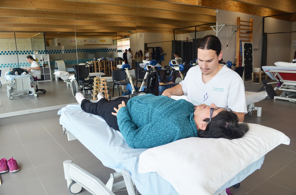 Fotografía de las instalaciones del centro de fisioterapia de ASPAYM Ávila