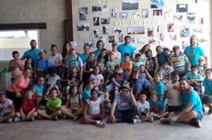 Participantes del Campamento Urbano de ocio inclusivo de Burgos