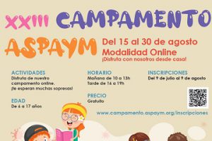 Poster del Campamento Online ASPAYM 2020