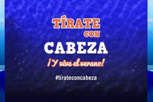 Logo de la campaña Tírate con cabeza