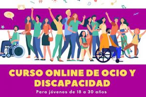 Cartel del Curso de Ocio y Discapacidad