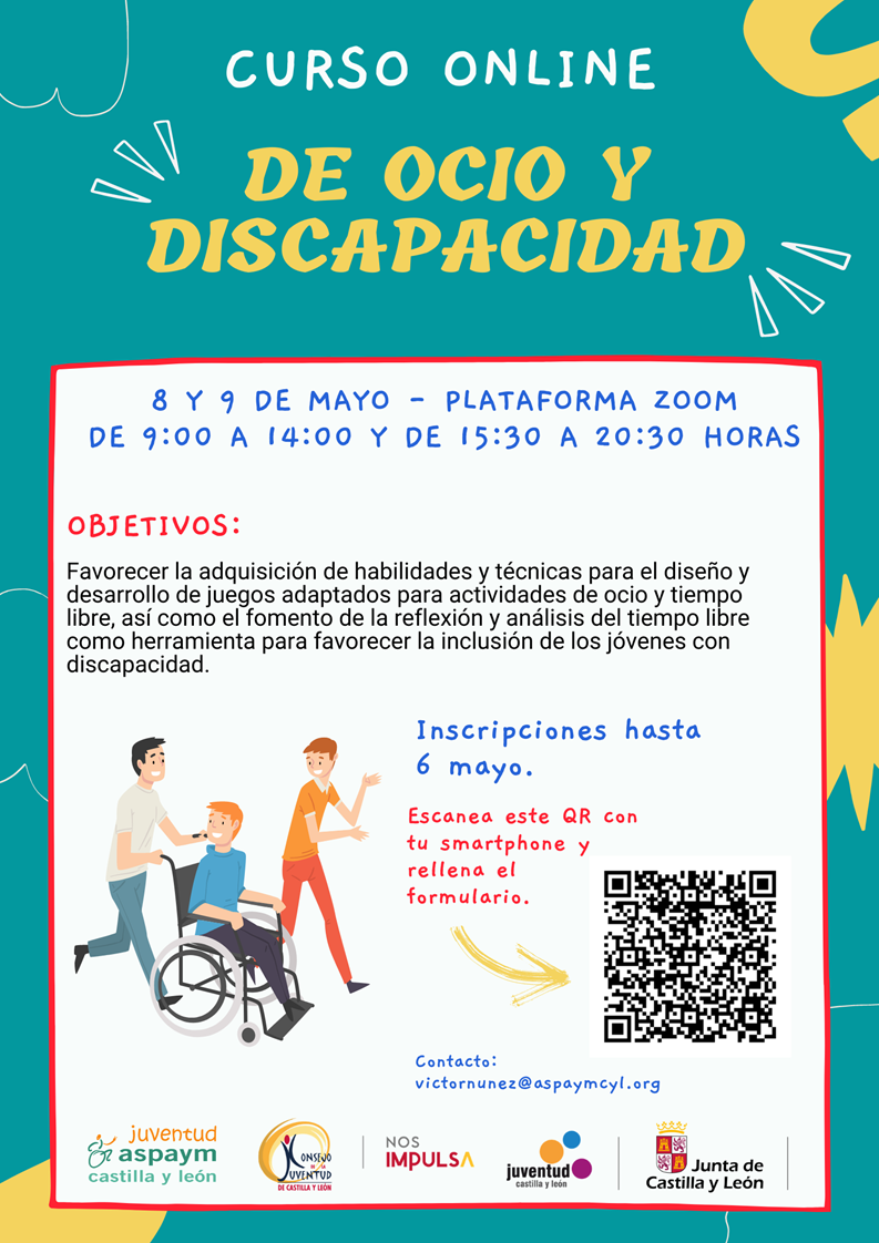 Cartel Curso Ocio y Discpacidad