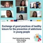 Última reunión del proyecto "Exchange of good practices of healthy leisure for the prevention od addictions in young people", financiado por Erasmus Plus