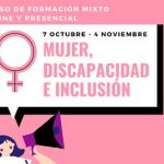 Cartel Curso Mujer Discapacidad e Inclusión