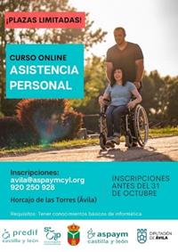 Curso online de Asistencia Personal en Horcajo de las Torres, Ávila