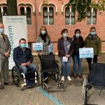 ASPAYM Castilla y León conciencia en Palencia sobre el buen uso de las plazas de aparcamiento de movilidad reducida