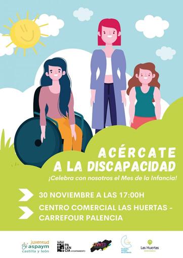 ASPAYM Castilla y León organiza un taller de sensibilización en el Centro Comercial Las Huertas