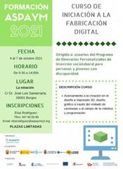 Carterlería del curso de iniciación a la fabricación digital en Burgos