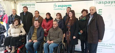 Fotografía en la presentación del programa de ASPAYM CyL 30 aniversario