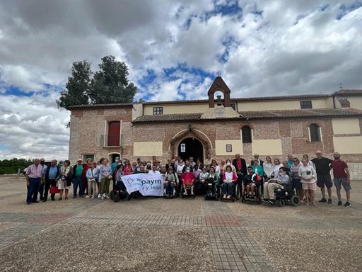 Asistentes a la jornada inclusiva en Matapozuelos