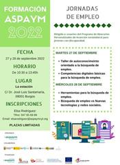 Cartelería Jornadas de empleo