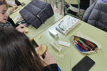 Evento multiplicador del proyecto Europeo Ecrafts en el Centro de Enseñanza Gregorio Fernandez