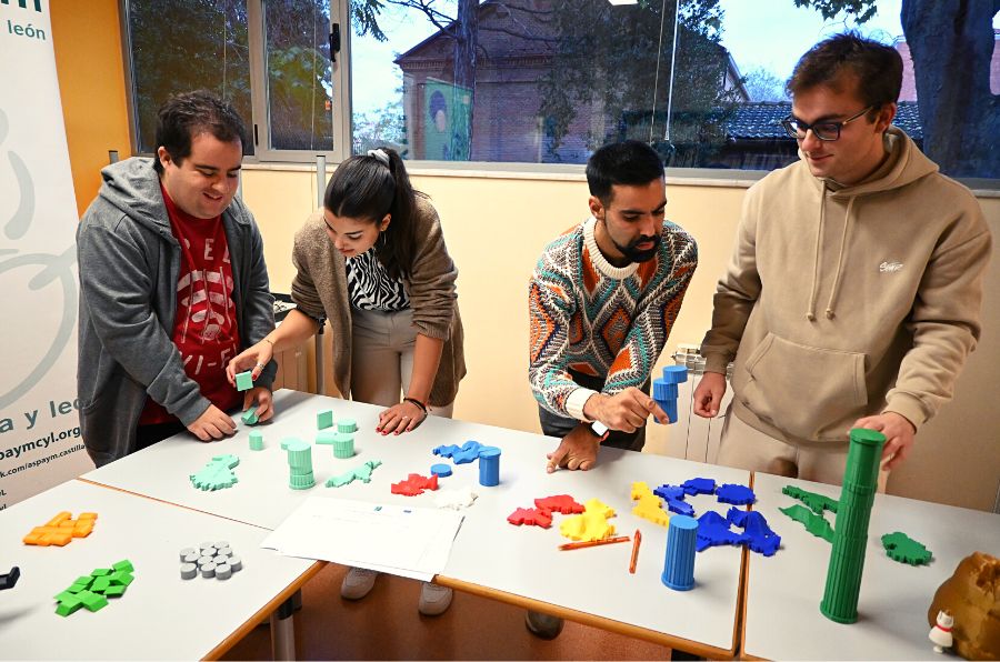 Puzzles 3D para aplicar en la intervención integral de personas con discapacidad