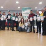 Miembros representantes de las entidades socias del proyecto europeo unBLOCKed, posan en la reunión inicial celebrada en Valladolid