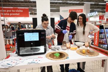 Proyecto Nutrictia 3D en un supermercado Alcampo.